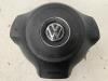 Left airbag (steering wheel) from a Volkswagen Polo V (6R), 2009 / 2017 1.2 TDI 12V BlueMotion, Hatchback, Diesel, 1.199cc, 55kW (75pk), FWD, CFWA, 2009-10 / 2014-05 2010