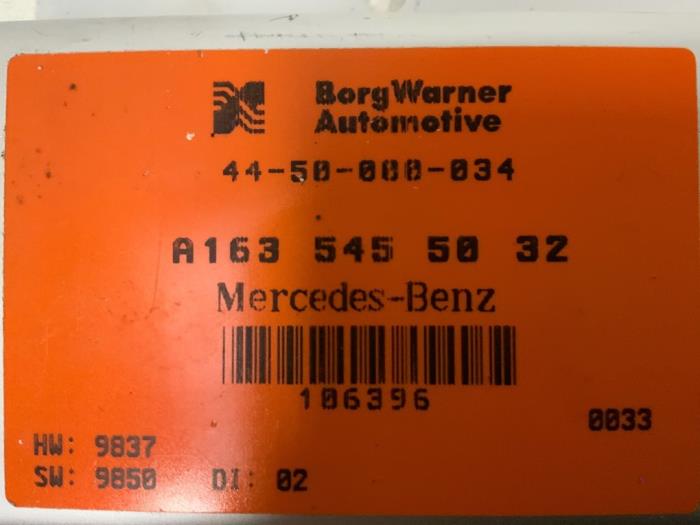 Usagé Transfer module 4x4 Mercedes ML I (163) 270 2.7 CDI 20V Prix € 30,00 Règlement à la marge proposé par Autodemontage van der Iest