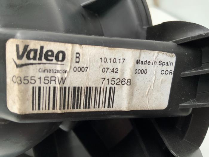 Heating and ventilation fan motor Opel Corsa D 1.3 CDTi 16V ecoFLEX