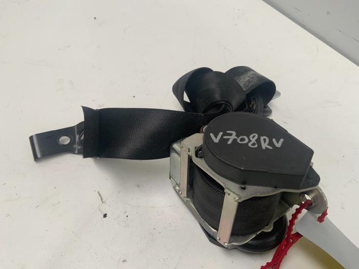 Front seatbelt, right from a Seat Leon (1P1) 2.0 TFSI FR 16V 2007