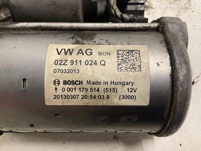 Used Starter Volkswagen Golf VII (AUA) 1.4 TSI 16V Price € 27,50 Margin scheme offered by Autodemontage van der Iest