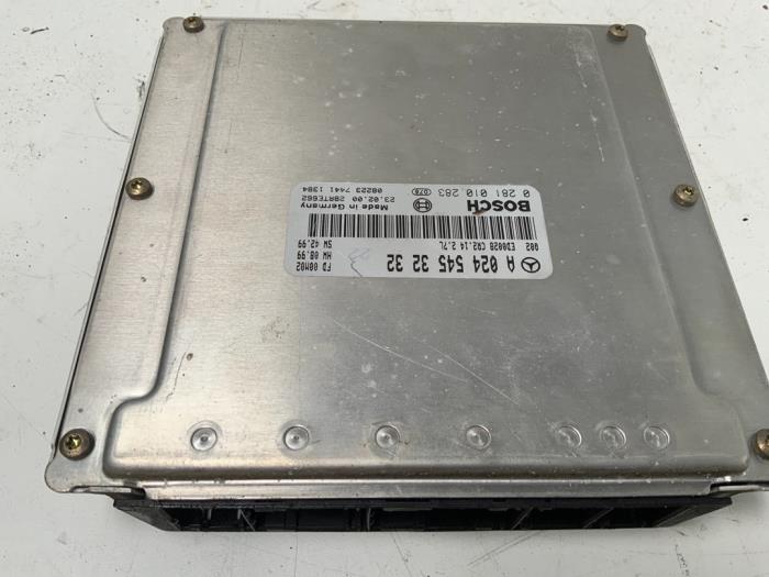 Engine management computer from a Mercedes-Benz ML I (163) 270 2.7 CDI 20V 2000