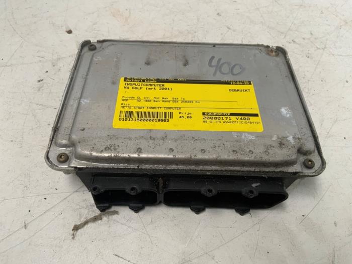 Gebrauchte EinspritzSteuergerät Volkswagen Golf IV (1J1) 1.4 16V Preis € 45,00 Margenregelung angeboten von Autodemontage van der Iest