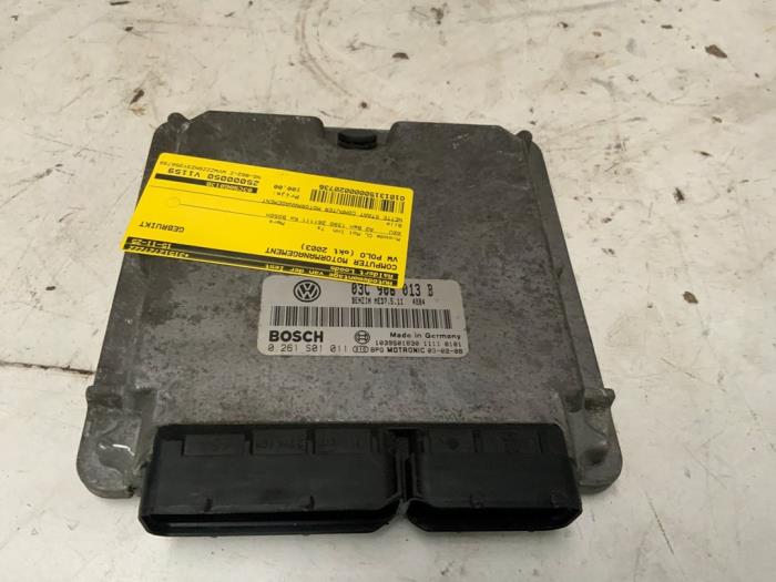 Used Engine management computer Volkswagen Polo IV (9N1/2/3) 1.4 FSI 16V Price € 100,00 Margin scheme offered by Autodemontage van der Iest