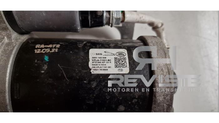 Startmotor från en Land Rover Range Rover V (LK) 3.0 D300 MHEV 2021