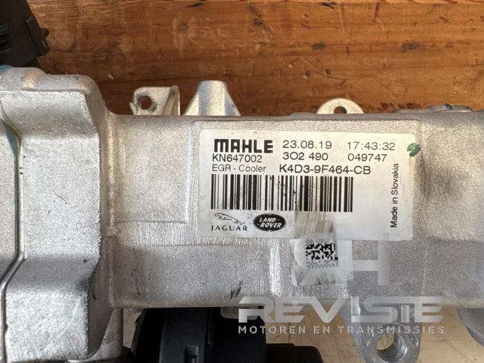 EGR cooler Landrover Velar - K4D39F464CB 204DTD - RH Revisie