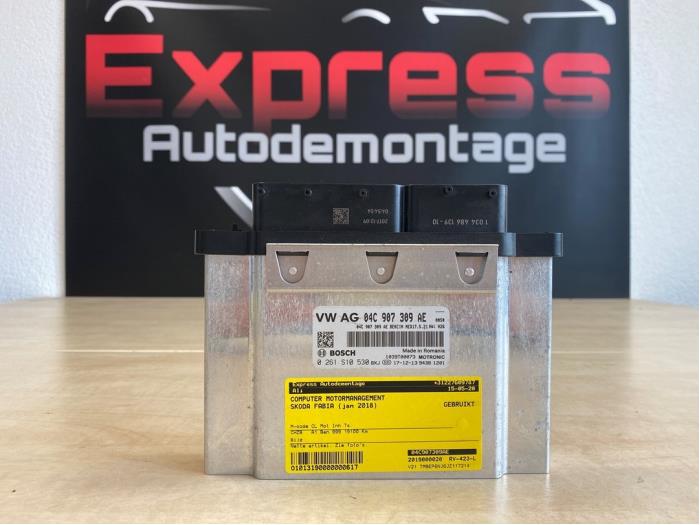Used Engine management computer Skoda Fabia III (NJ3) 1.0 TSI 12V Price € 25,00 Margin scheme offered by Express Autodemontage