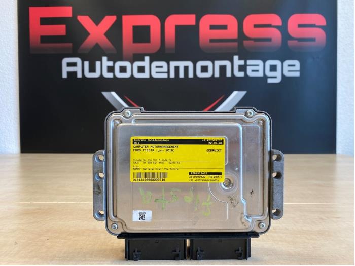 Used Engine management computer Ford Fiesta 6 (JA8) 1.0 Ti-VCT 12V 65 Price € 70,00 Margin scheme offered by Express Autodemontage