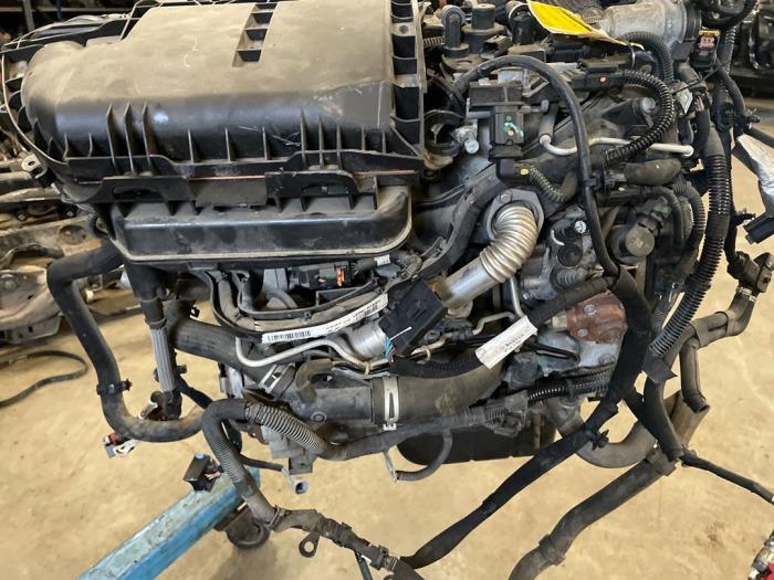 Engine from a Peugeot 208 I (CA/CC/CK/CL) 1.4 HDi 2013