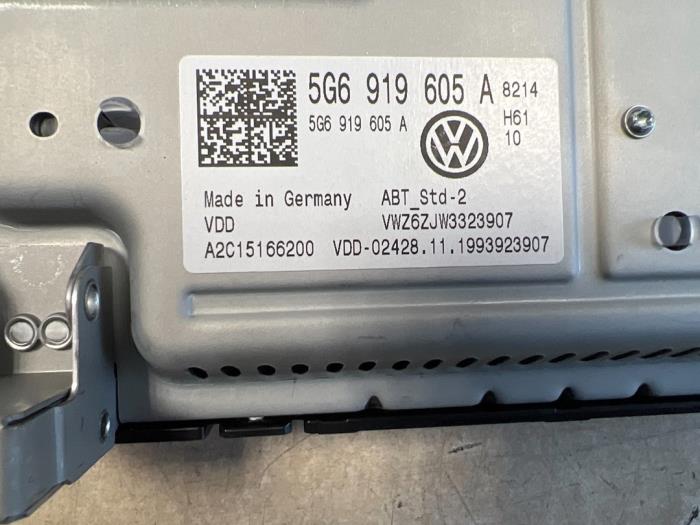 Anzeige Innen van een Volkswagen Polo VI (AW1) 1.0 TSI 12V 2020