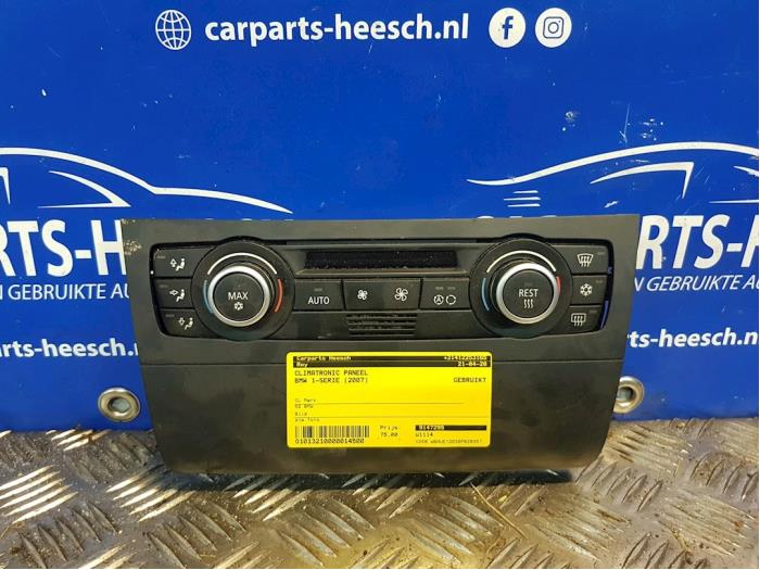 Begagnade Klimatpanel BMW 1 serie (E87/87N) 116i 1.6 16V Pris € 75,00 Marginaltabell erbjuds av Carparts Heesch