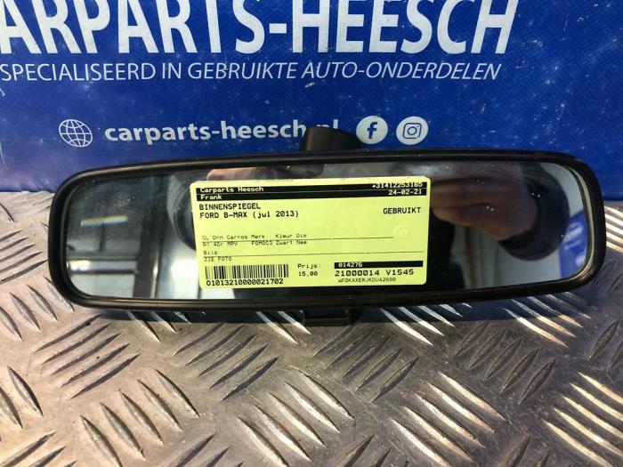 Używane Lusterko wewnetrzne Ford B-Max (JK8) 1.0 EcoBoost 12V 100 Cena € 15,00 Procedura marży oferowane przez Carparts Heesch