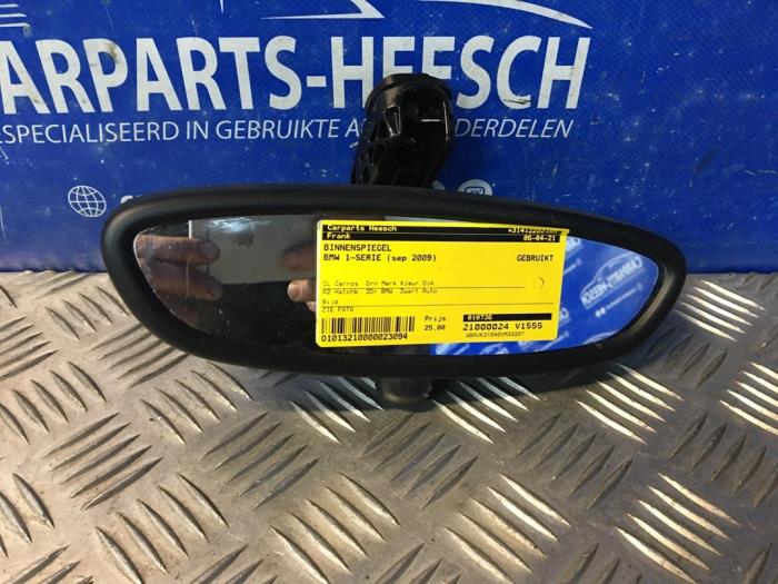 Używane Lusterko wewnetrzne BMW 1 serie (E81) 116i 2.0 16V Cena € 25,00 Procedura marży oferowane przez Carparts Heesch