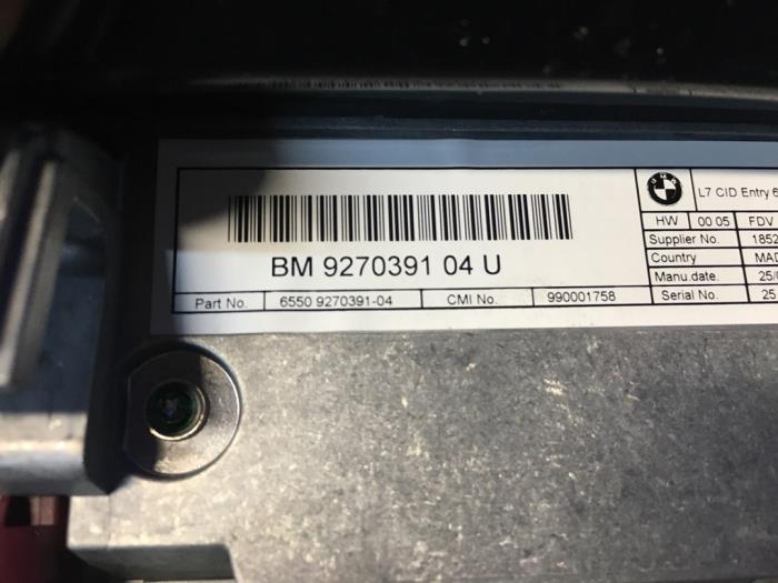 Anzeige Innen van een BMW 1 serie (F21) 116i 1.6 16V 2013