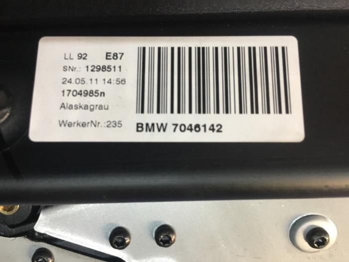 Schiebedach van een BMW 1 serie (E87/87N) 116i 2.0 16V 2011