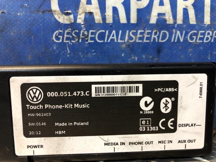 Phone module from a Volkswagen Eos (1F7/F8) 1.4 TSI 16V 2010