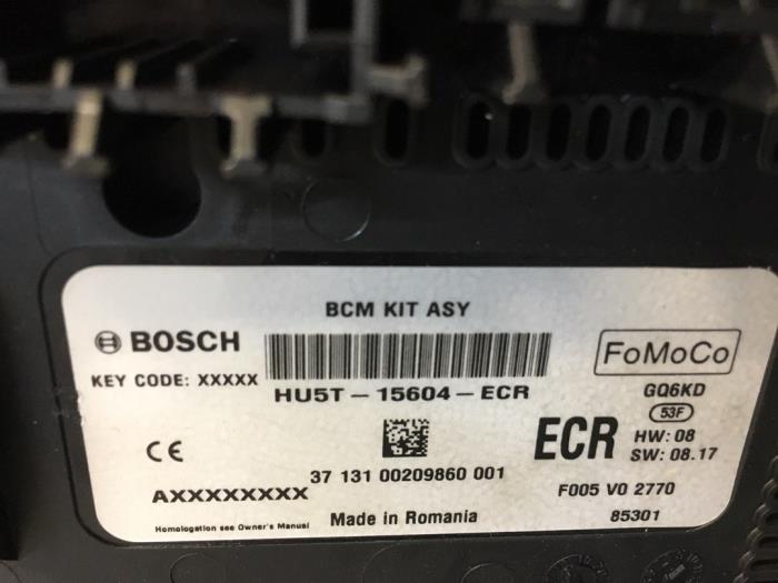 Body control computer from a Ford EcoSport (JK8) 1.0 EcoBoost 12V 125 2018
