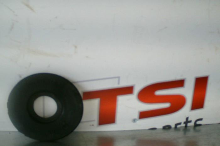 Coil spring rubber mount
