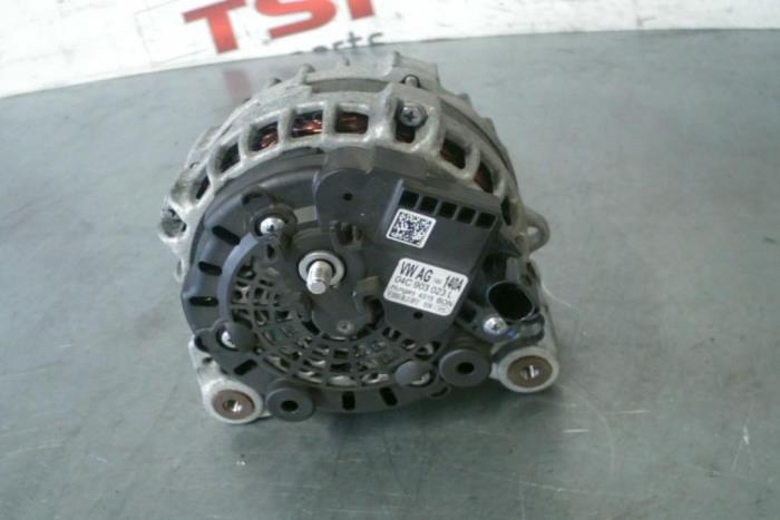 Gebrauchte Dynamo Audi A1 (8X1/8XK) 1.0 TFSI 12V Preis € 29,50 Margenregelung angeboten von TSI-Parts / Allmotorparts B.V.