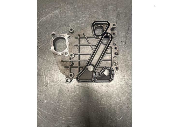 Engine oil radiator