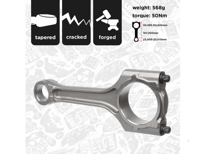 Nuevos Biela Volkswagen Golf Precio € 72,60 IVA incluido ofrecido por TSI-Parts / Allmotorparts B.V.
