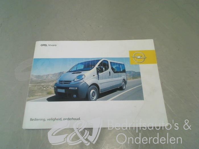 Betriebsanleitung van een Opel Vivaro 2.0 CDTI 2006