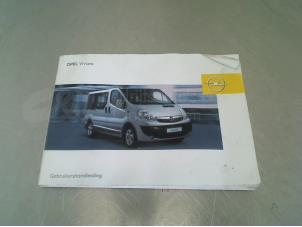 Gebrauchte Betriebsanleitung Opel Vivaro 2.0 CDTI Preis € 26,25 Margenregelung angeboten von C&J bedrijfsauto's & onderdelen