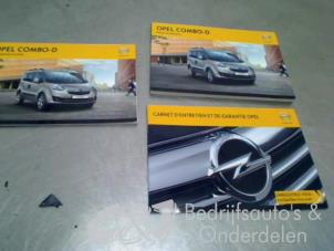 Usagé Livret d'instructions Opel Combo 1.6 CDTI 16V Prix € 36,75 Règlement à la marge proposé par C&J bedrijfsauto's & onderdelen