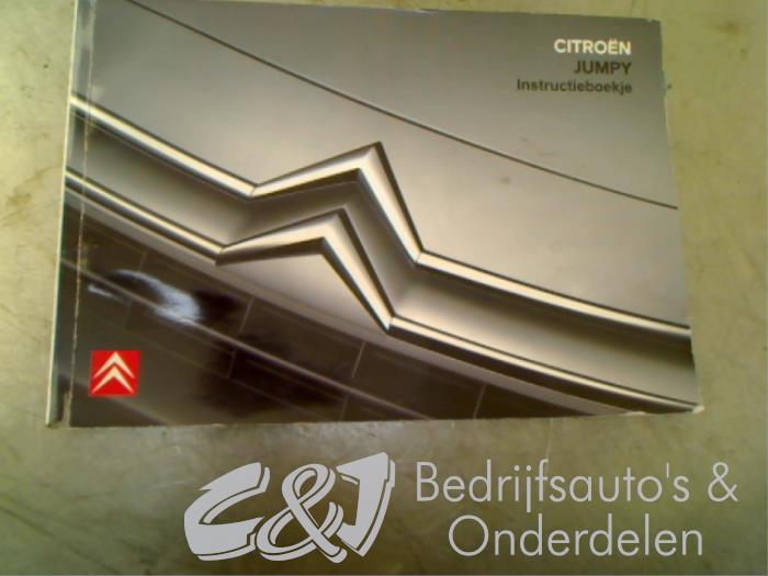 Livret d'instructions d'un Citroën Jumpy (G9) 1.6 HDI 16V 2007