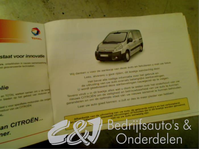 Livret d'instructions d'un Citroën Jumpy (G9) 1.6 HDI 16V 2007