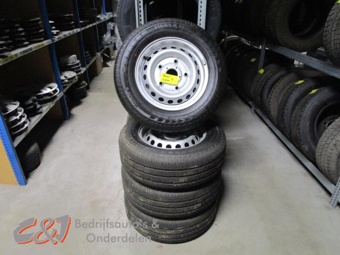 Set of wheels + tyres - Steel CONTINENTAL