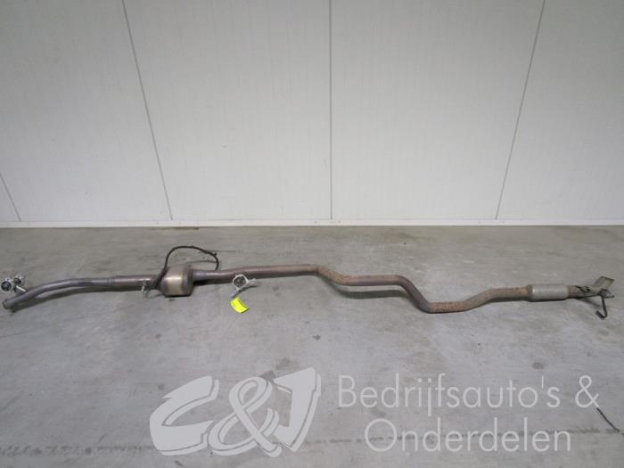Exhaust (complete) from a Peugeot Partner (EF/EU) 1.5 BlueHDi 130 2021