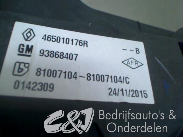 Pedal hamulca z Opel Vivaro 1.6 CDTI 90 2016