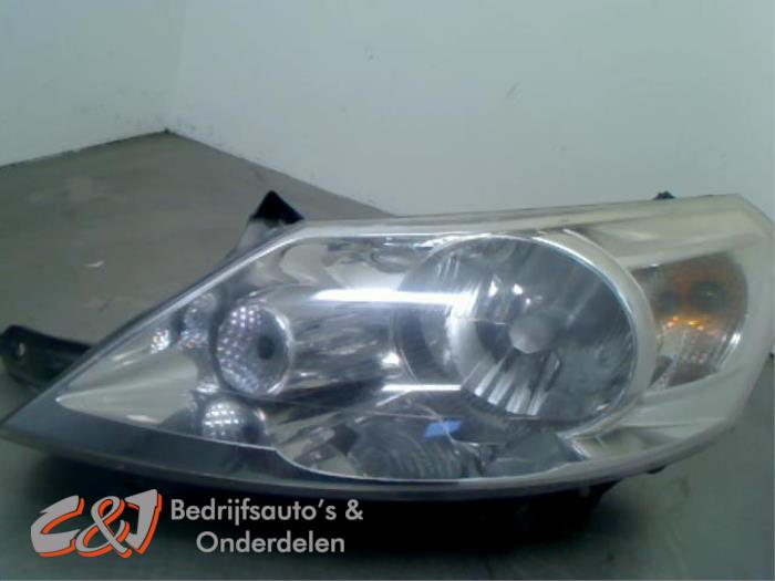 Używane Reflektor lewy Peugeot Expert (G9) 1.6 HDi 90 Cena € 36,75 Procedura marży oferowane przez C&J Bedrijfsauto's & Onderdelen