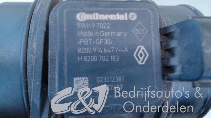 Dosimètre à air d'un Opel Movano 2.3 CDTi 16V FWD 2012