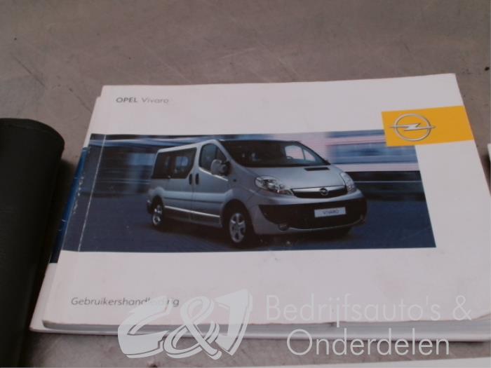 Betriebsanleitung van een Opel Vivaro 2.5 CDTI 16V 2008