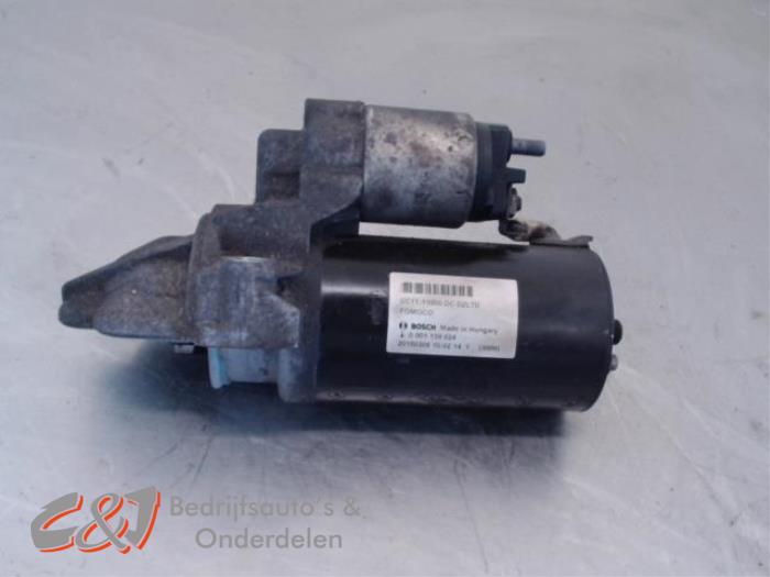 Begagnade Startmotor Ford Transit Custom 2.2 TDCi 16V Pris € 22,05 Marginaltabell erbjuds av C&J Bedrijfsauto's & Onderdelen