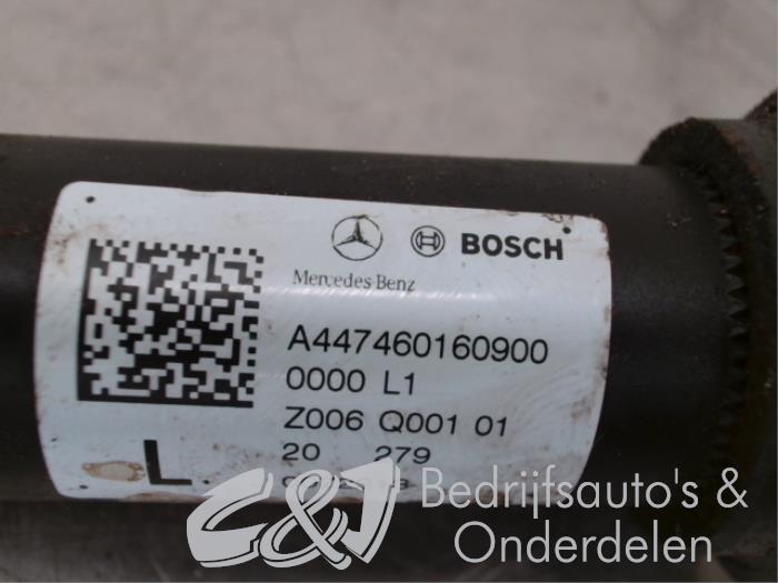 Embrague de dirección de un Mercedes-Benz Vito (447.6) 2.0 116 CDI 16V 2022