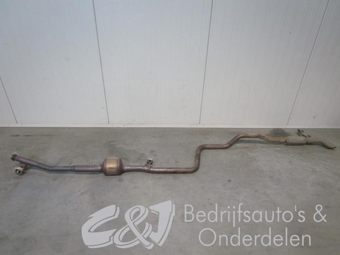 Exhaust (complete) from a Peugeot Partner (EF/EU) 1.5 BlueHDi 100 2021