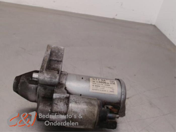 Begagnade Startmotor Peugeot Expert (V1/VA/VB/VE/VF/VT/VY) 1.6 Blue HDi 115 Pris € 16,80 Marginaltabell erbjuds av C&J Bedrijfsauto's & Onderdelen