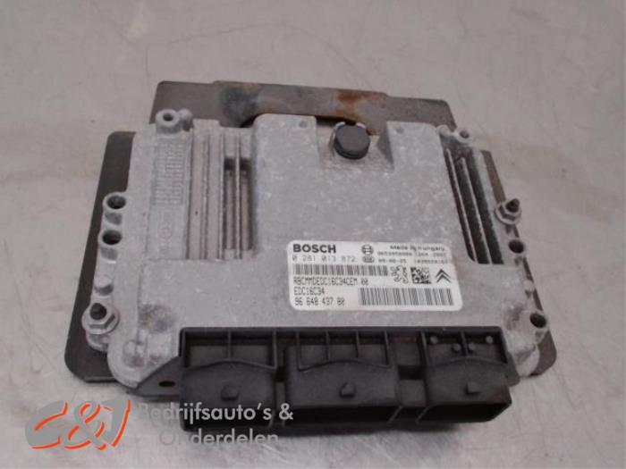 Used Engine management computer Citroen Berlingo 1.6 Hdi 75 16V Phase 1 Price € 21,00 Margin scheme offered by C&J Bedrijfsauto's & Onderdelen