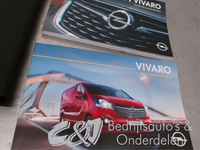Instrucciones(varios) de un Opel Vivaro 1.6 CDTI BiTurbo 120 2016