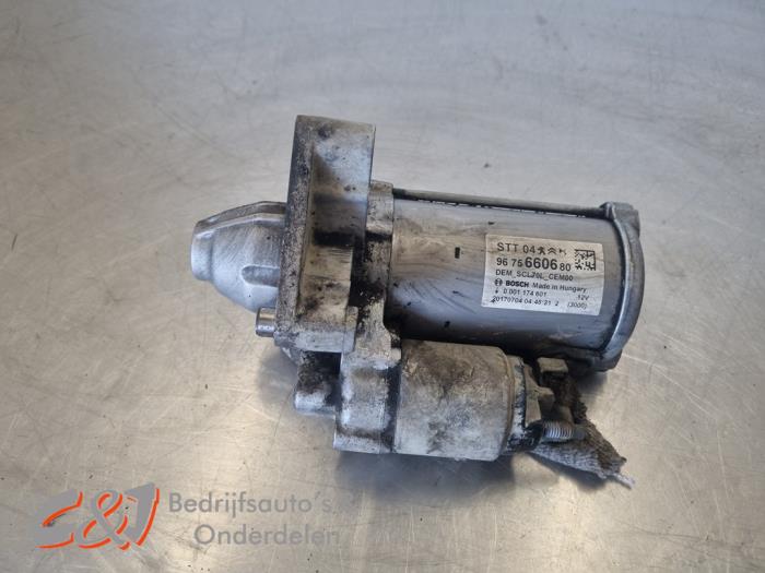 Begagnade Startmotor Citroen Jumpy 1.6 Blue HDi 115 Pris € 16,80 Marginaltabell erbjuds av C&J Bedrijfsauto's & Onderdelen