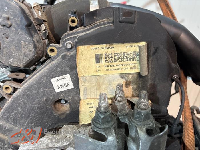 Engine from a Ford Transit Courier 1.5 TDCi 75 2020