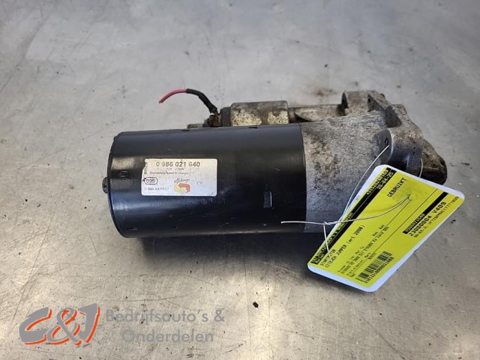Used Starter Citroen Jumper (U5/ZB) 2.8 HDi Price € 22,05 Margin scheme offered by C&J Bedrijfsauto's & Onderdelen