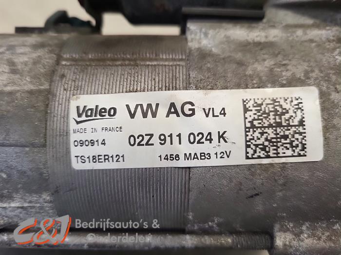 Anlasser van een Volkswagen Transporter T5 2.0 TDI DRF 2015