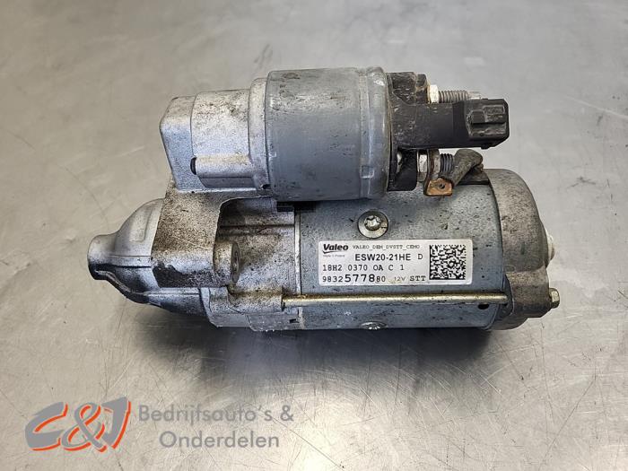 Used Starter Peugeot Partner (EA//EF/EN/EU) 1.5 BlueHDi 130 Price € 22,05 Margin scheme offered by C&J Bedrijfsauto's & Onderdelen