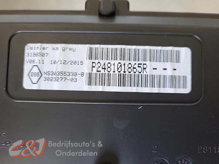 Ignition lock + computer from a Mercedes-Benz Citan (415.7) 1.5 109 CDI Crewbus 2016