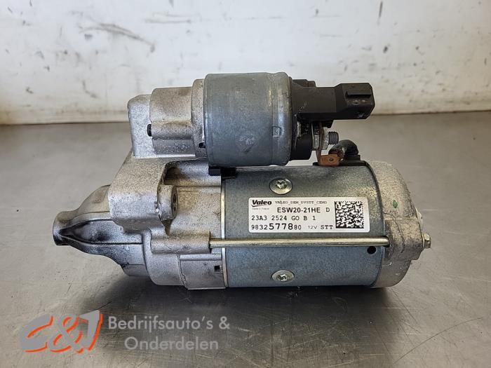 Begagnade Startmotor Citroen Jumpy 1.5 Blue HDi 100 Pris € 11,55 Marginaltabell erbjuds av C&J Bedrijfsauto's & Onderdelen