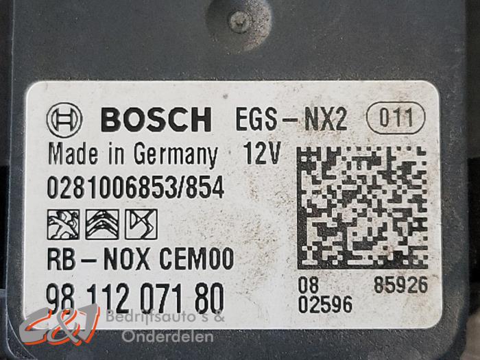 Lambda probe from a Peugeot Partner (EA//EF/EN/EU) 1.5 BlueHDi 100 2019